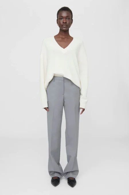 ANINE BING . Pantalon Gris classique