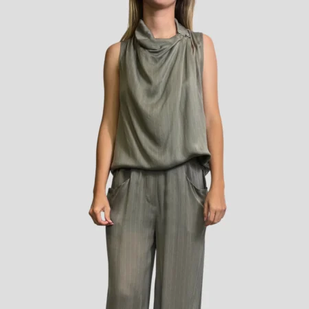 top Margaux Lonnberg Bale kaki stripes