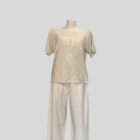 t-shirt leopard Anine Bing