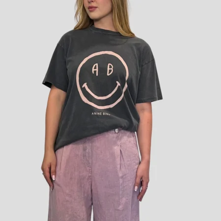 t-shirt smiley Anine Bing