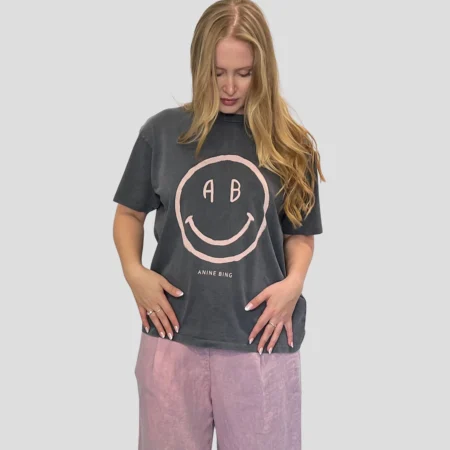 t-shirt smiley Anine Bing