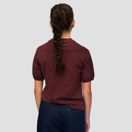 t-shirt Anine Bing bordeaux
