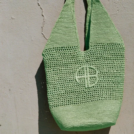 sac raphia vert Anine Bing