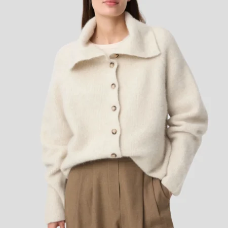 Cardigan Milo Greige Knit-ted