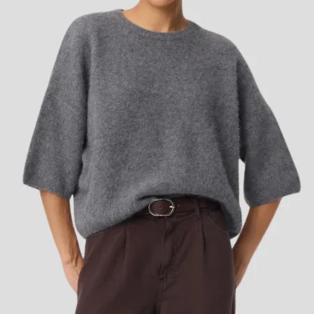 Pull Gris Knit-ted Femme