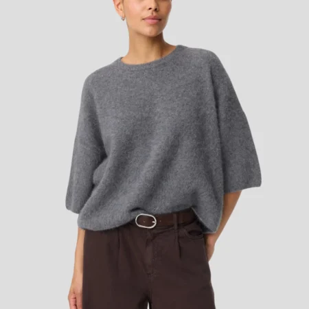 Pull Gris Knit-ted Femme