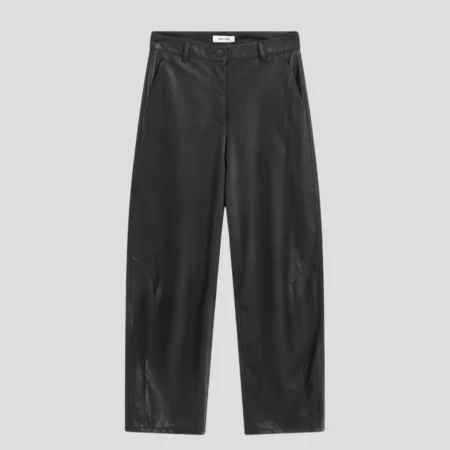 Pantalon Noir Knit-ted Femme