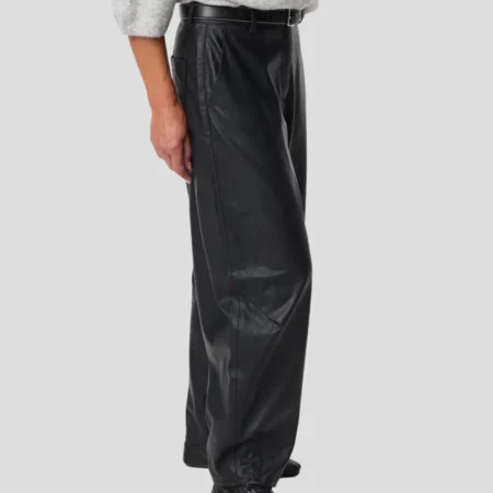 Pantalon Noir Knit-ted Femme
