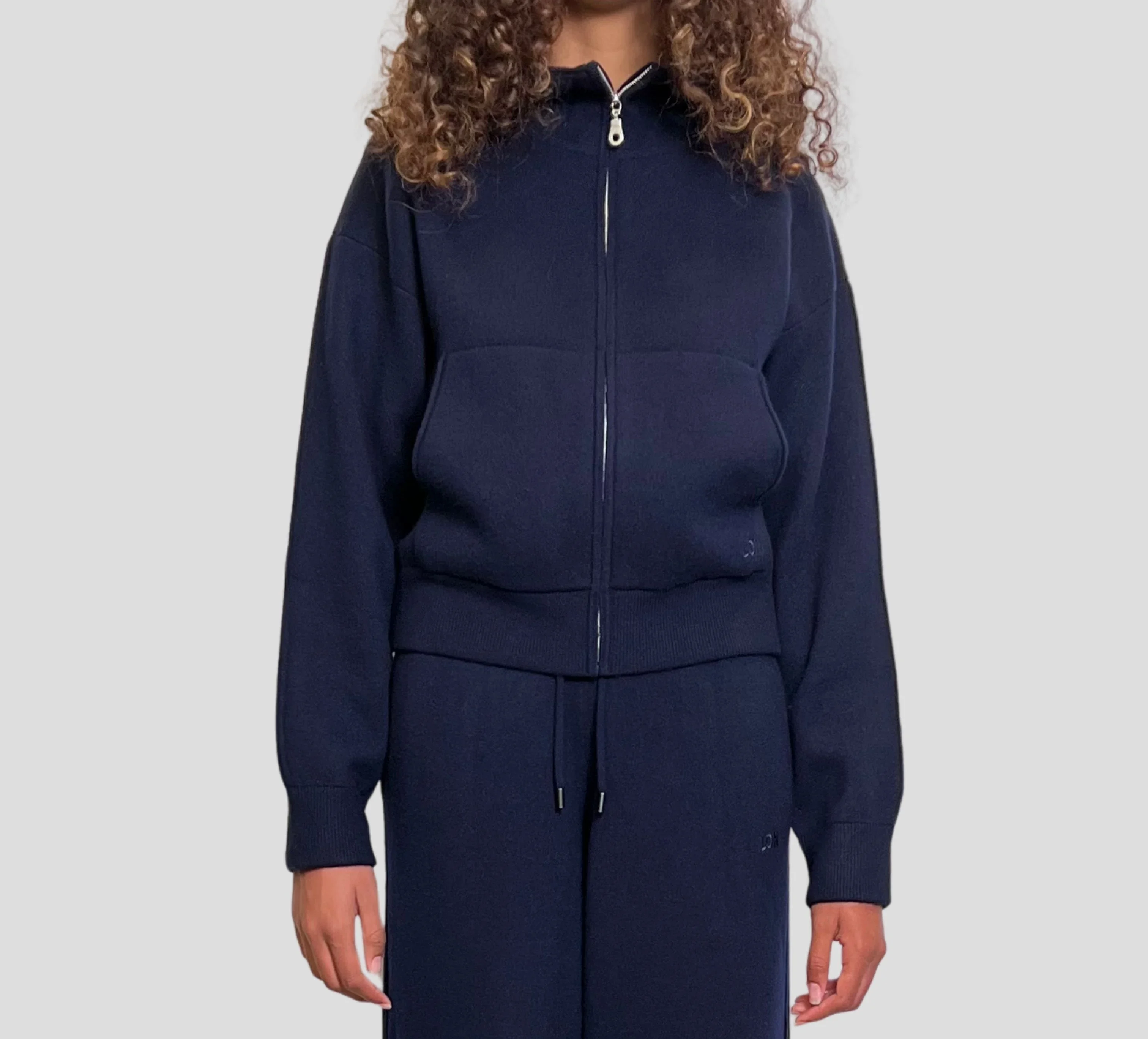 Pull zippé Neeson Navy Margaux Lonnberg